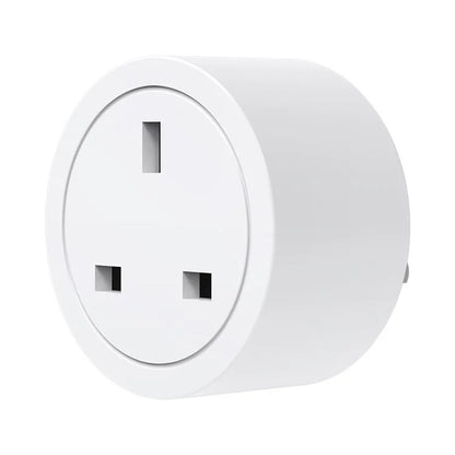 NEO NAS-WR16B Tuya ZigBee 3.0 Smart Socket Plug 16A Smartphone Control Power Plug with Power Meter, UK Plug