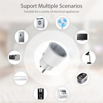 NEO NAS-WR01WM Matter WiFi Plug Remote Control 16A Socket with Power Consumption Display
