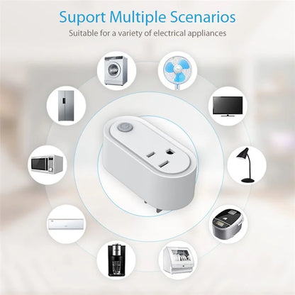 NEO NAS-WR12WM Power Consumption Display Tuya Matter WiFi Plug Remote Control 15A Socket