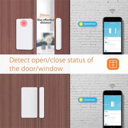 NEO NAS-DS05BH Tuya HomeKit and ZigBee Door Sensor Close / Open Window Smart Detector Support APP Control (Without Battery)