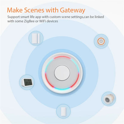 NEO NAS-DS05BH Tuya HomeKit and ZigBee Door Sensor Close / Open Window Smart Detector Support APP Control (Without Battery)