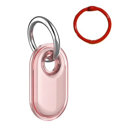 For Samsung Galaxy SmartTag2 Case Bluetooth Tracker IP68 Waterproof Clear TPU Cover with Buckle