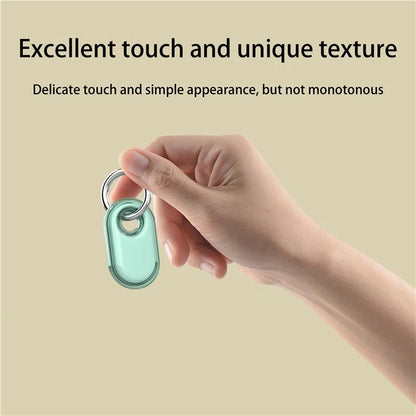 For Samsung Galaxy SmartTag2 Case Bluetooth Tracker IP68 Waterproof Clear TPU Cover with Buckle