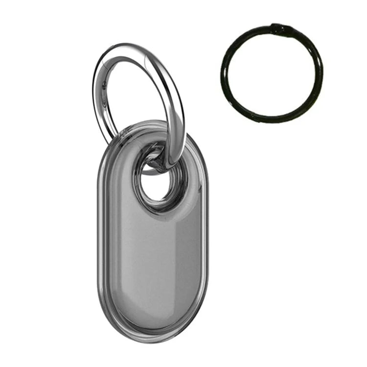 For Samsung Galaxy SmartTag2 Case Bluetooth Tracker IP68 Waterproof Clear TPU Cover with Buckle