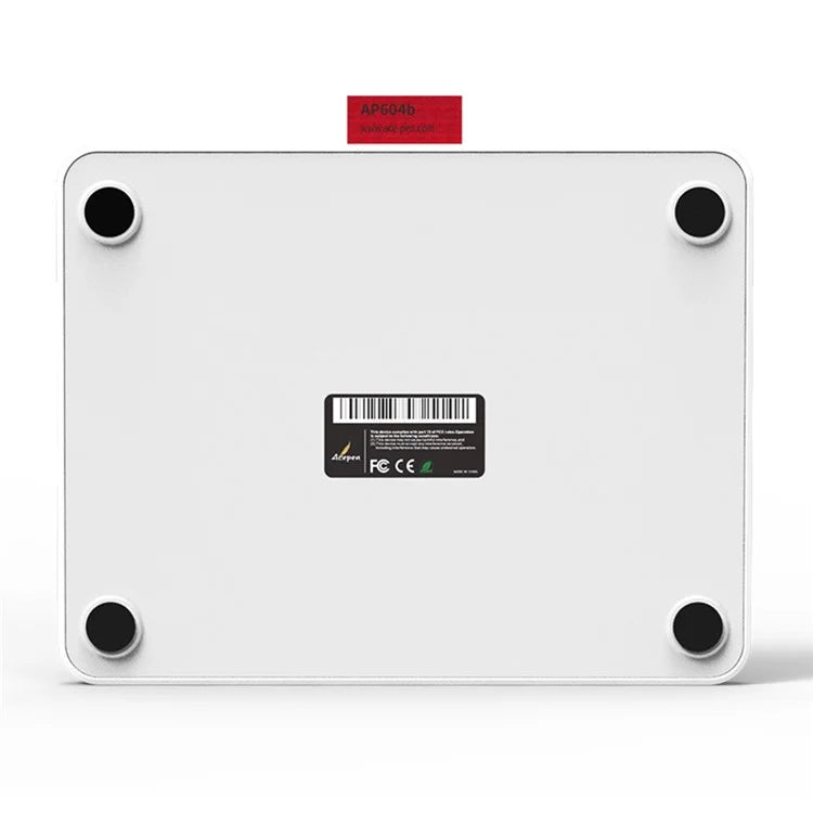 ACEPEN AP604B Plastic Case Ultra Thin Digital Graphic Board Drawing Tablet + 8192 Levels Pressure Battery-free Passive Stylus