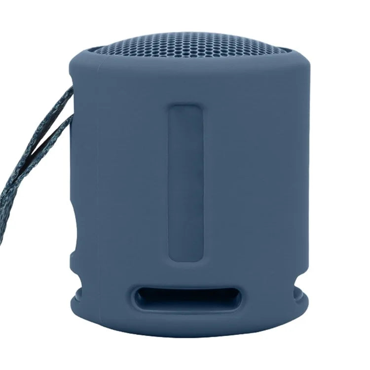 For Sony SRS-XB13 Portable Speaker Sleeve Silicone Case Protective Cover with Carrying Strap