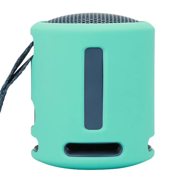For Sony SRS-XB13 Portable Speaker Sleeve Silicone Case Protective Cover with Carrying Strap