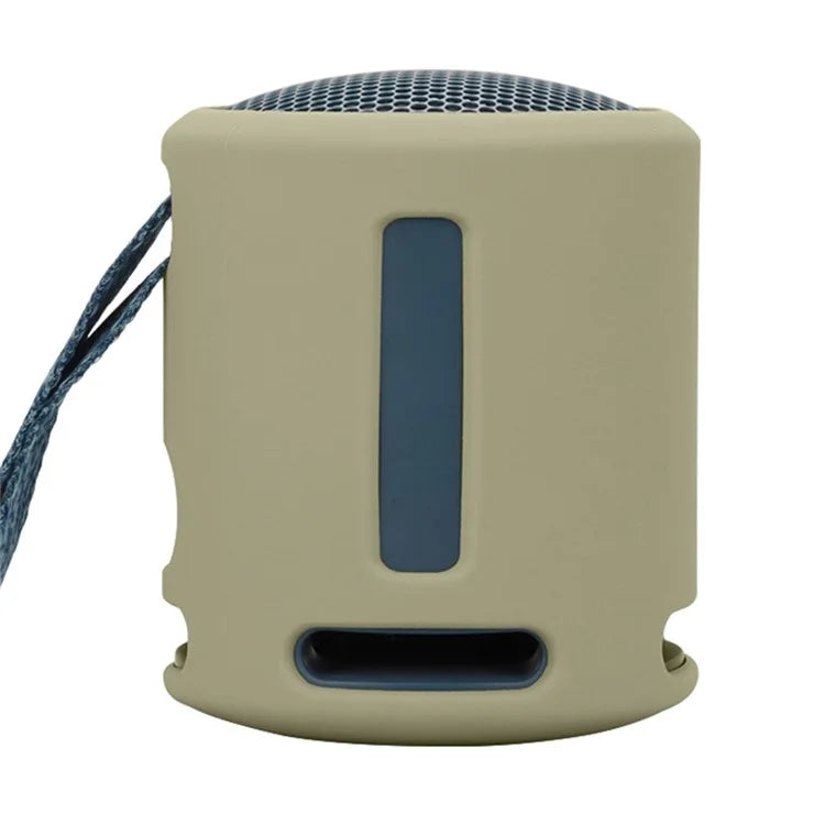 For Sony SRS-XB13 Portable Speaker Sleeve Silicone Case Protective Cover with Carrying Strap