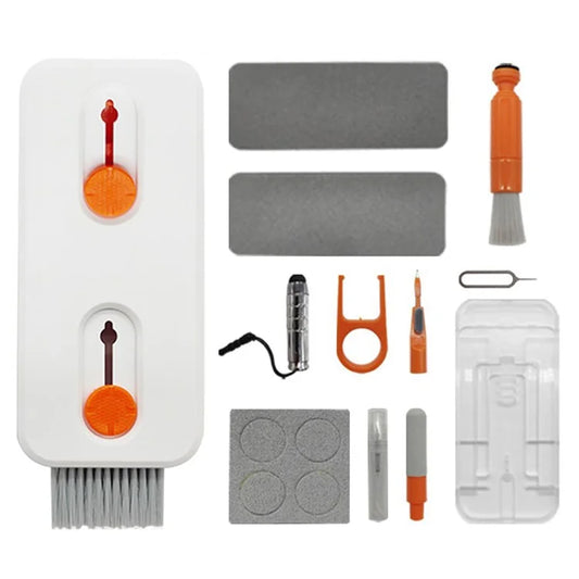12-in-1 Keyboard Cleaning Kit for Laptops Computer Camera Lens Phone Screen Cleaner Brush Set