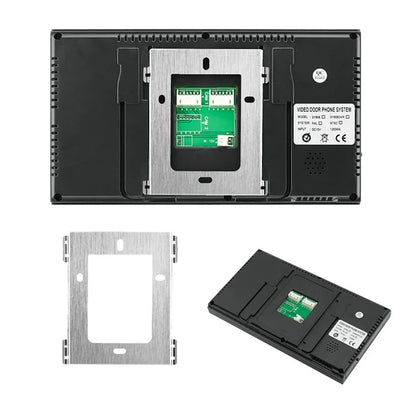 806MJIDS13 1 Camera+3 Monitor EU Plug 7" Video Door Phone Doorbell Intercom