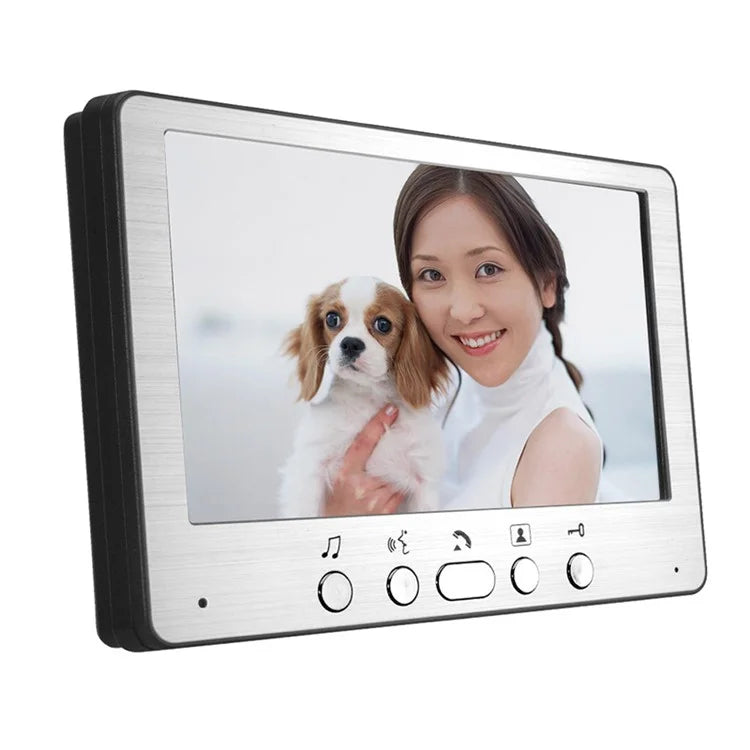 815FA13 3 Monitor+1 Camera EU Plug 7" Video Door Phone Intercom Doorbell