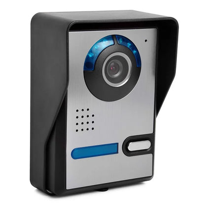 815FA13 3 Monitor+1 Camera EU Plug 7" Video Door Phone Intercom Doorbell