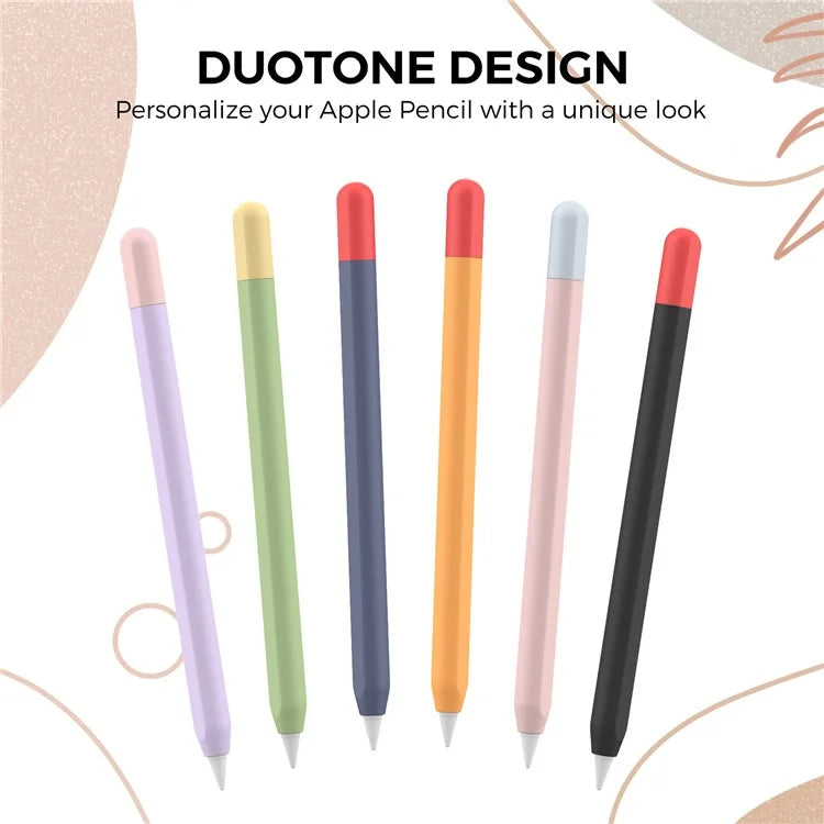AHASTYLE PT65-3 For Apple Pencil (USB-C) Color Splicing Silicone Protect Sleeve