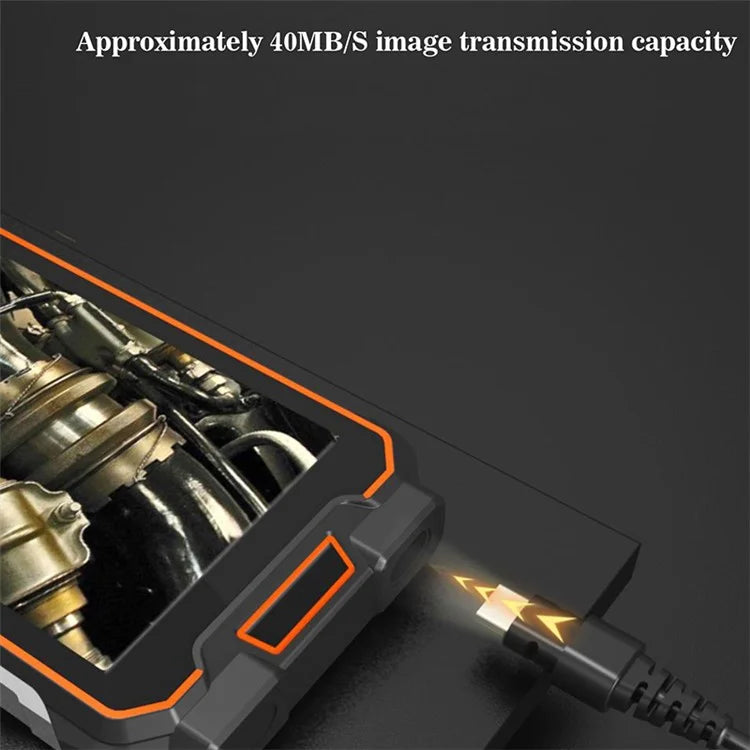 MS20 2m Hard Wire Triple Lens Endoscope LED Light Snake Borescope Inspection Camera