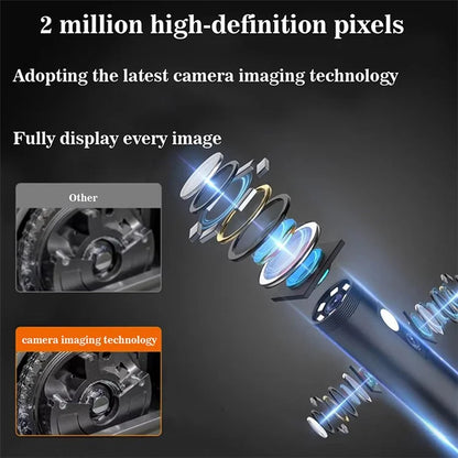 MS20 10m Hard Wire Single Lens Endoscope Camera LED 5-Inch Screen Borescope