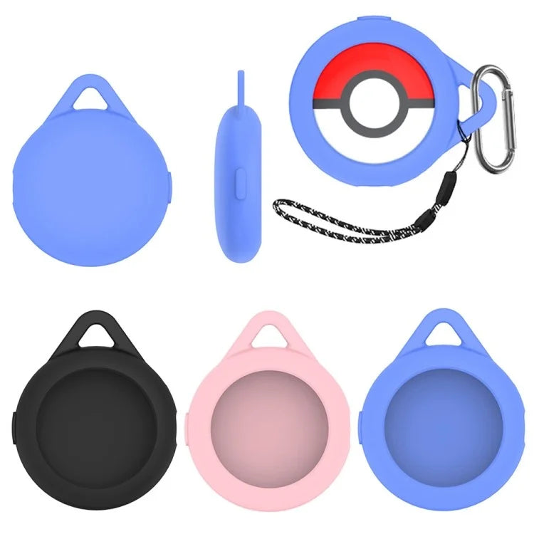 Soft Silicone Case for Pokemon Go Plus+ Anti-scratch Protective Cover with Wrist Strap