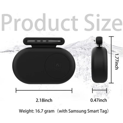 Silicone Case for Samsung Galaxy SmartTag2 Bluetooth Tracker Brooch Style Protective Cover