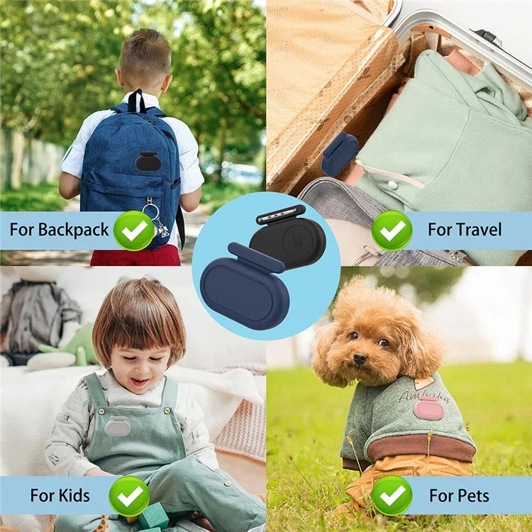 Silicone Case for Samsung Galaxy SmartTag2 Bluetooth Tracker Brooch Style Protective Cover
