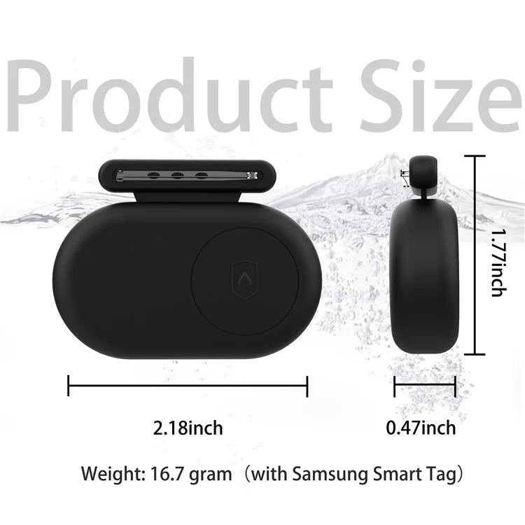Silicone Case for Samsung Galaxy SmartTag2 Bluetooth Tracker Brooch Style Protective Cover