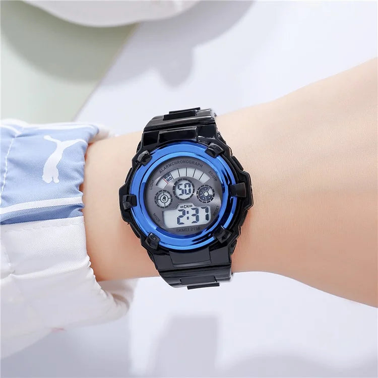 SKMEI 2156 Students Electronic Watch 12  /  24H Multifunction Wristwatch