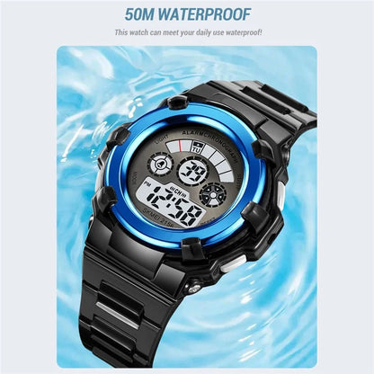 SKMEI 2156 Students Electronic Watch 12  /  24H Multifunction Wristwatch