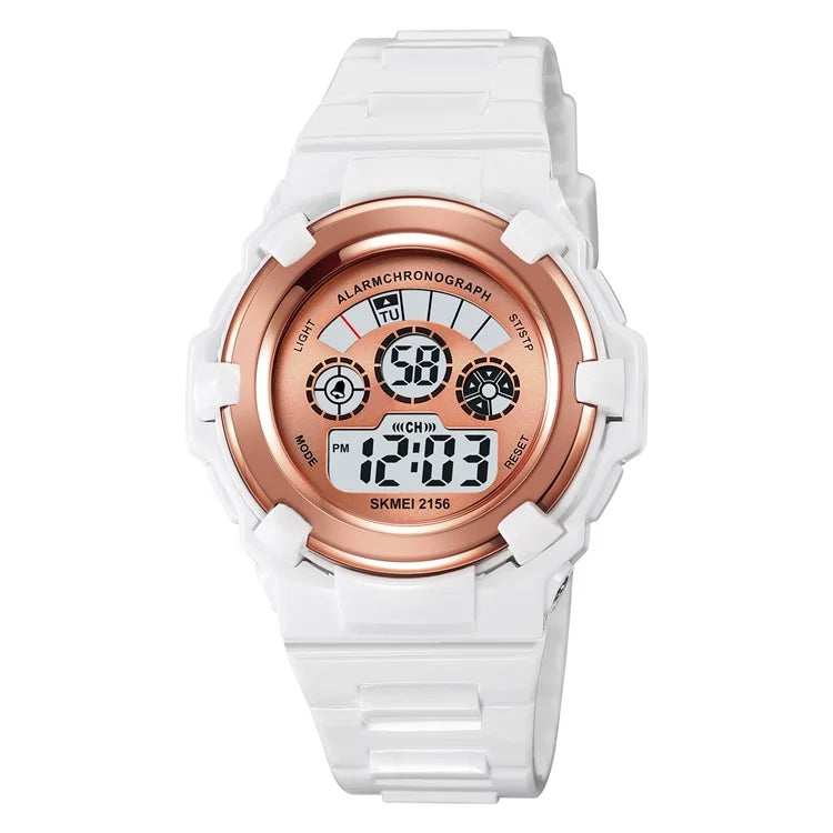 SKMEI 2156 Students Electronic Watch 12  /  24H Multifunction Wristwatch