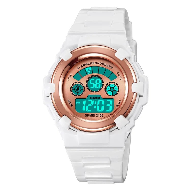 SKMEI 2156 Students Electronic Watch 12  /  24H Multifunction Wristwatch