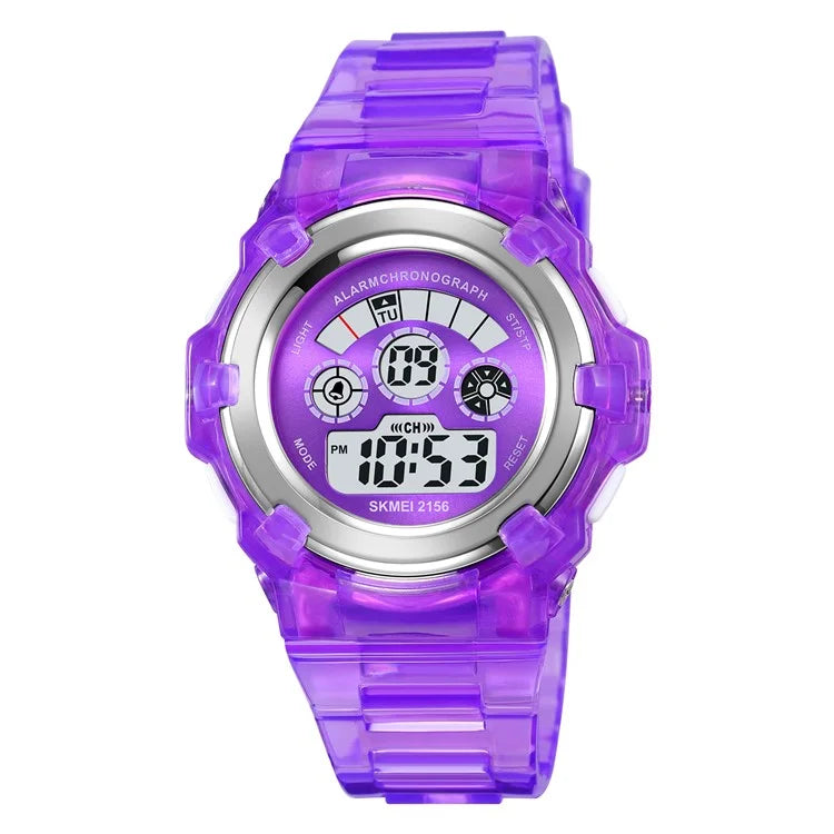SKMEI 2156 Students Electronic Watch 12  /  24H Multifunction Wristwatch