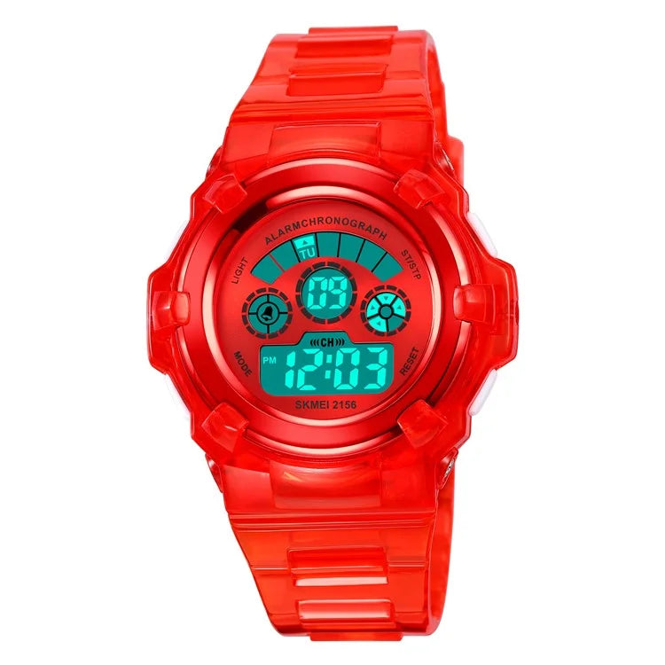 SKMEI 2156 Students Electronic Watch 12  /  24H Multifunction Wristwatch