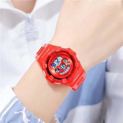 SKMEI 2156 Students Electronic Watch 12  /  24H Multifunction Wristwatch
