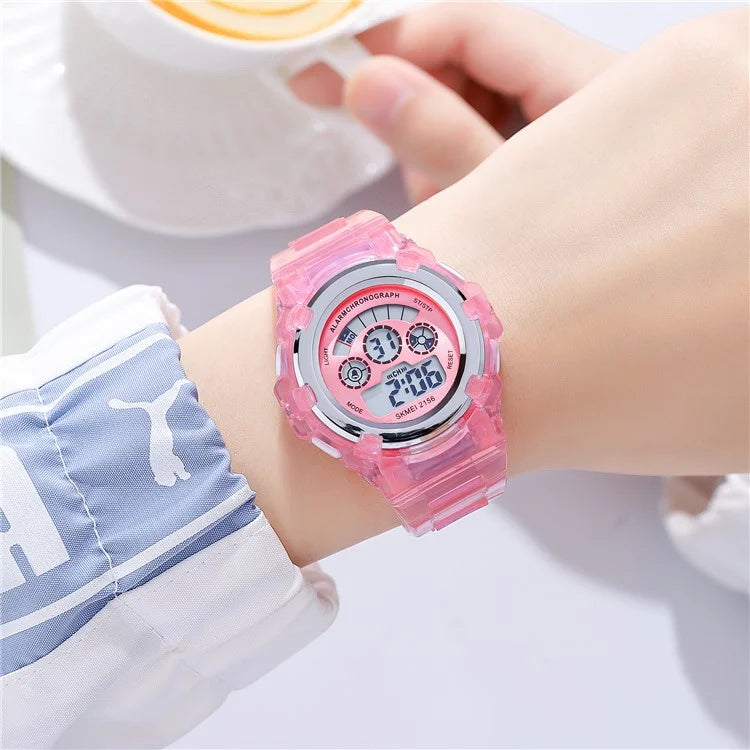 SKMEI 2156 Students Electronic Watch 12  /  24H Multifunction Wristwatch