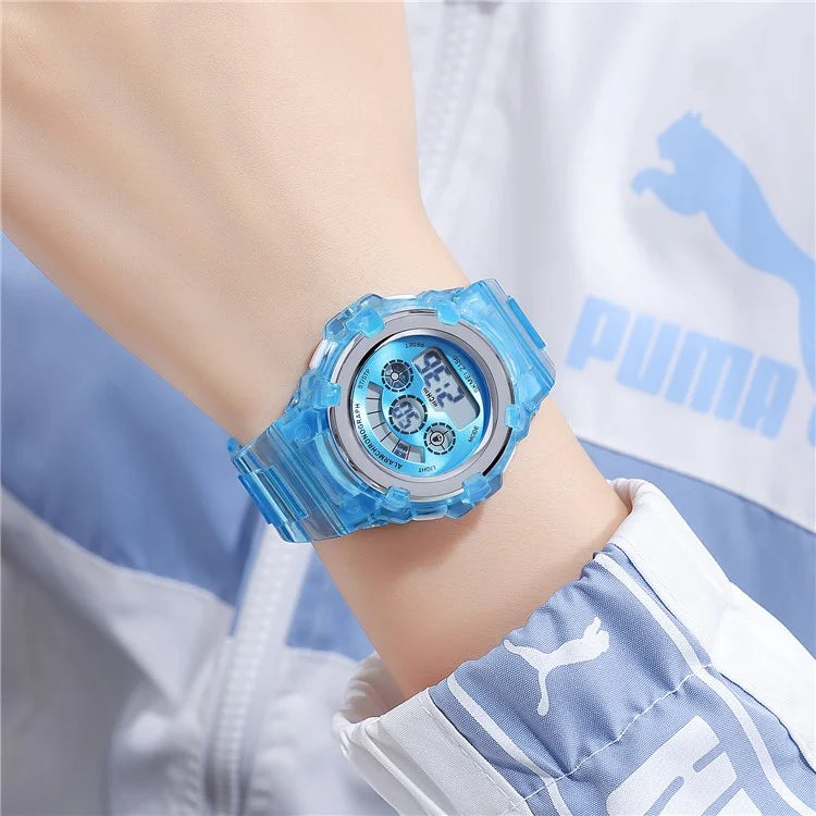 SKMEI 2156 Students Electronic Watch 12  /  24H Multifunction Wristwatch