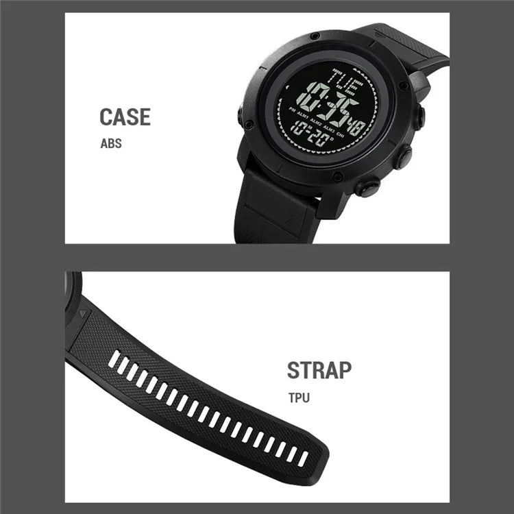 SKMEI 2095 Outdoor Sports 12  /  24H Multifunction Luminous Electronic Watch