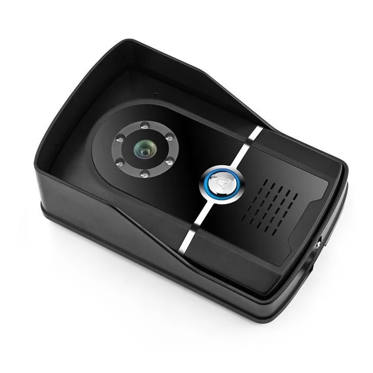 806FG11 7-inch Monitor Smart Electronic Video Viewer Door Bell Night Vision Camera Doorbell, EU Plug