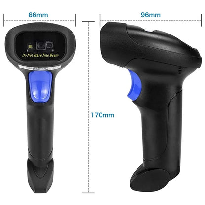 NETUM L8 Portable 2.4G Wireless Barcode Scanner QR Code Scanning Gun for Mobile Payment