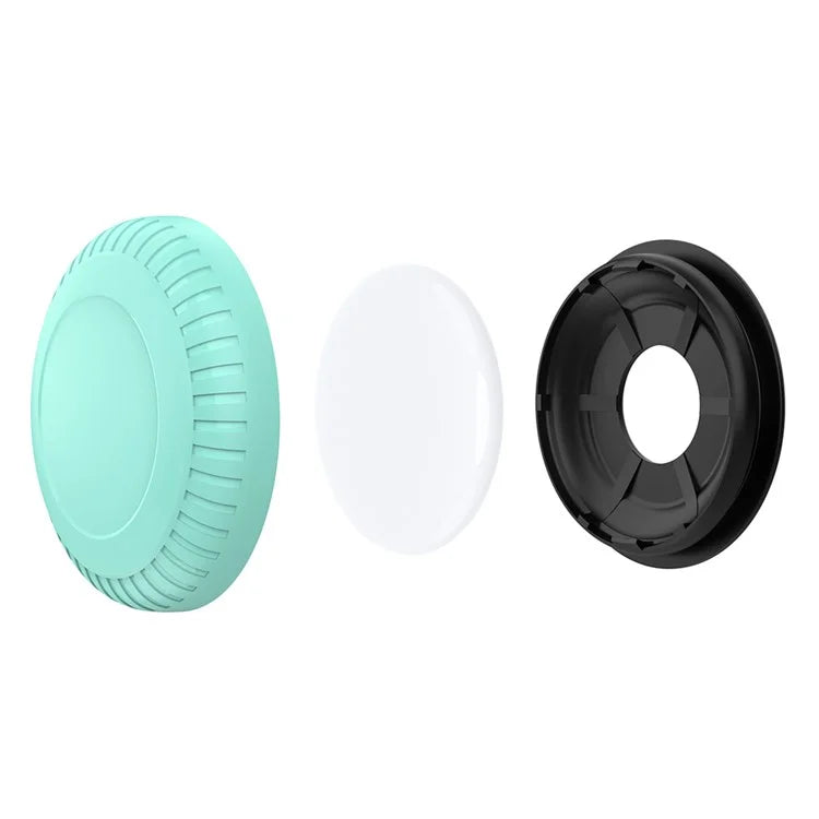 For AirTag Holder Case with Adhesive Sticker TPU+PC Protective Tracker Finder Cover