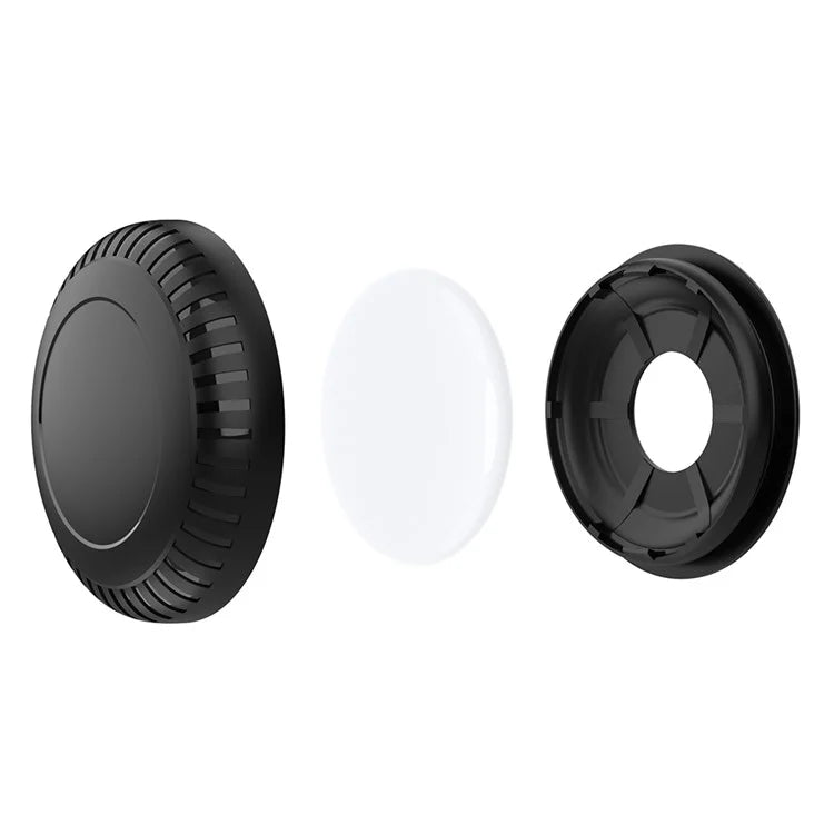 For AirTag Holder Case with Adhesive Sticker TPU+PC Protective Tracker Finder Cover