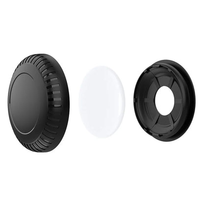 For AirTag Holder Case with Adhesive Sticker TPU+PC Protective Tracker Finder Cover