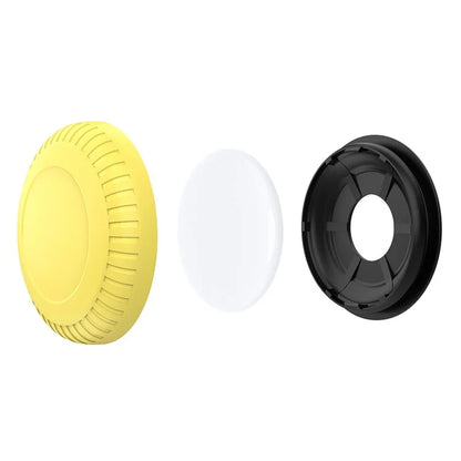 For AirTag Holder Case with Adhesive Sticker TPU+PC Protective Tracker Finder Cover