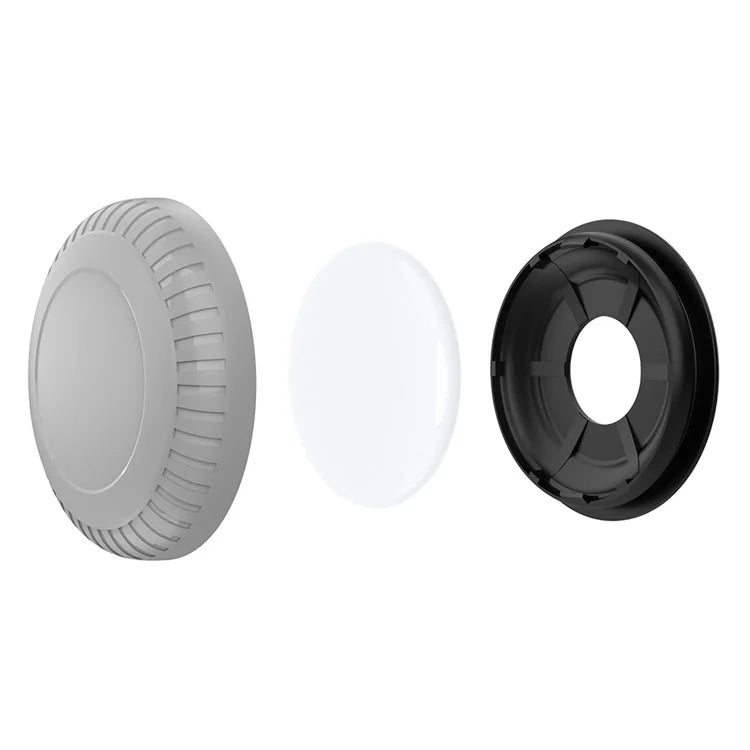 For AirTag Holder Case with Adhesive Sticker TPU+PC Protective Tracker Finder Cover