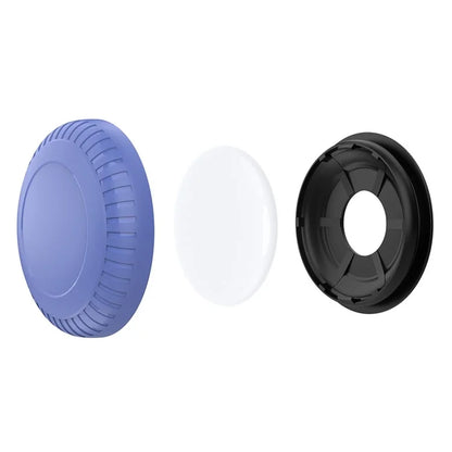 For AirTag Holder Case with Adhesive Sticker TPU+PC Protective Tracker Finder Cover