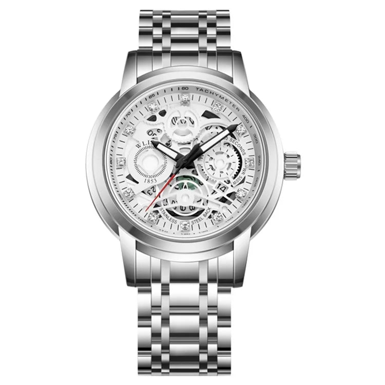 WLISTH S518 Men's Sports Quartz Watch Life Waterproof Luminous Wrist Bracelet