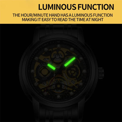 WLISTH S518 Men's Sports Quartz Watch Life Waterproof Luminous Wrist Bracelet