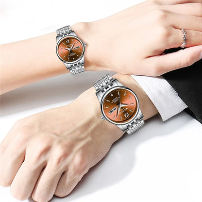 WLISTH S507 Waterproof Bracelet Calendar Date Week Display Quartz Watch