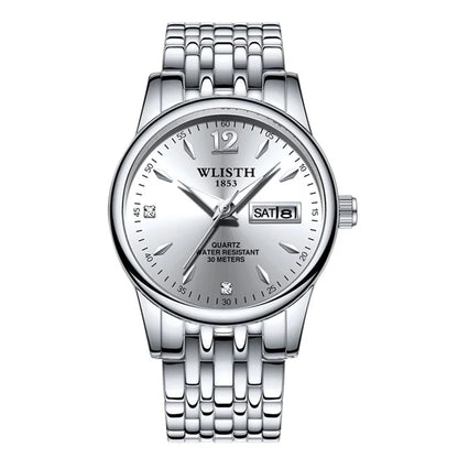 WLISTH S507 Waterproof Bracelet Calendar Date Week Display Quartz Watch