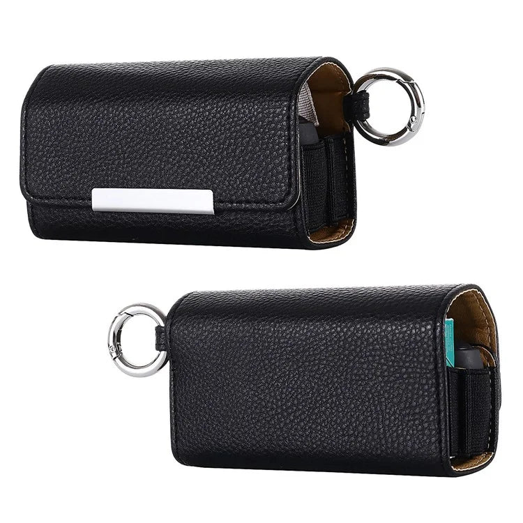For IQOS 3 / Iluma Prime Case PU Leather Portable Electronic Cigarette Storage Bag