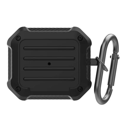 AHASTYLE WG145 For Apple AirPods 3 Earphone Case Anti-Drop TPU Cover with Carabiner