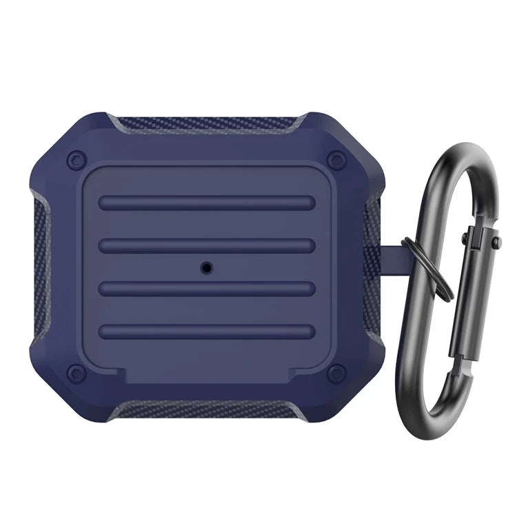 AHASTYLE WG145 For Apple AirPods 3 Earphone Case Anti-Drop TPU Cover with Carabiner