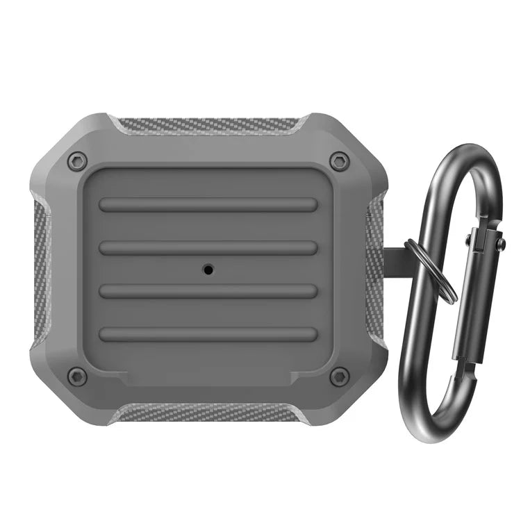 AHASTYLE WG145 For Apple AirPods 3 Earphone Case Anti-Drop TPU Cover with Carabiner