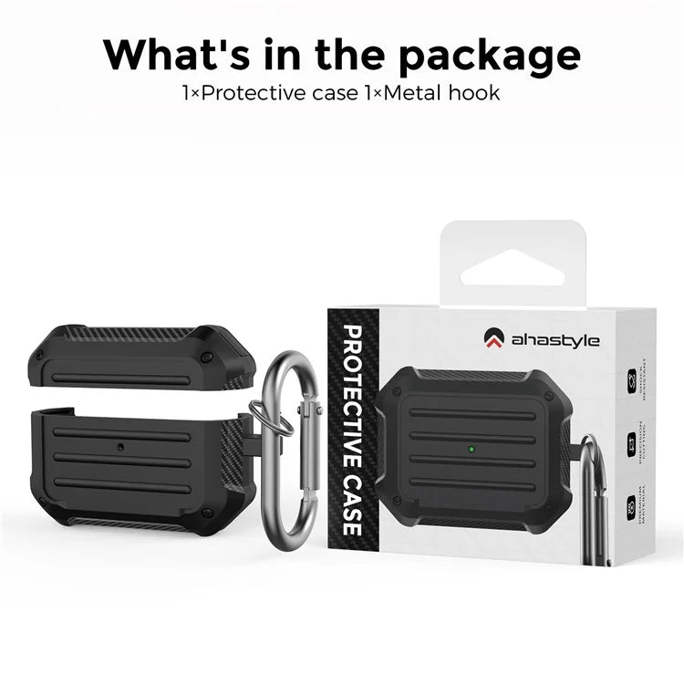 AHASTYLE WG145 For Apple AirPods with Charging Case (2016) / (2019) / AirPods with Wireless Charging Case (2019) TPU Earphone Cover